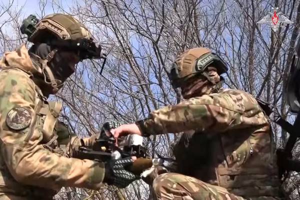 Кадры боевой работы российских «орнитологов» в зоне СВО