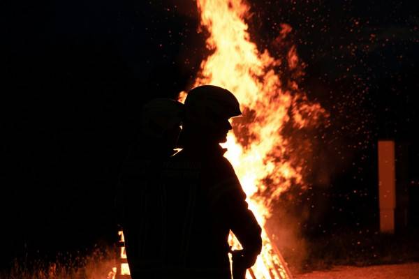 Пожар в Смоленске на улице Черняховского