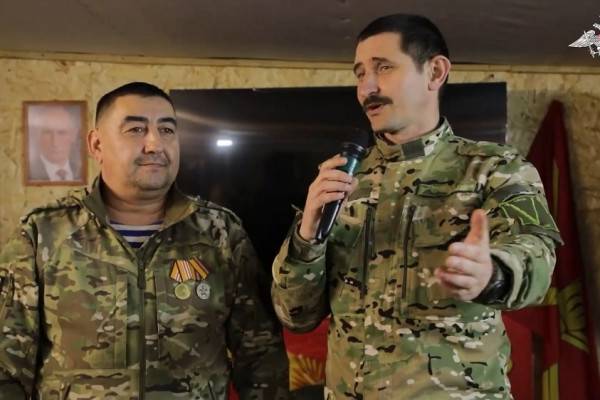 Концерт фронтовой бригады для военных СВО