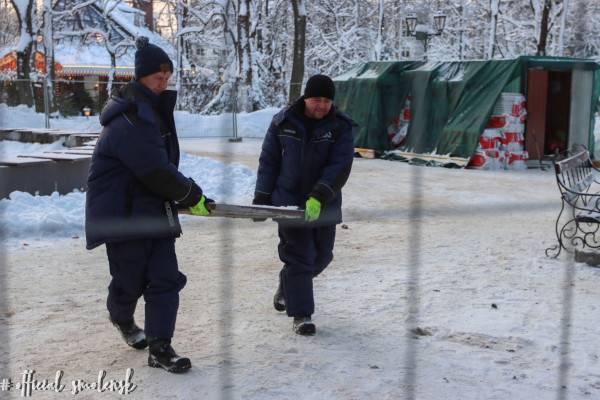В Смоленске ремонтные работы в саду Блонье вступили в активную фазу