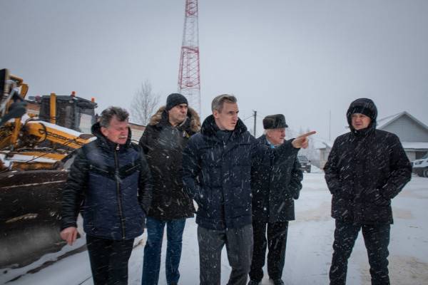 Василий Анохин проверил работу глинковского филиала «Смоленскавтодора»