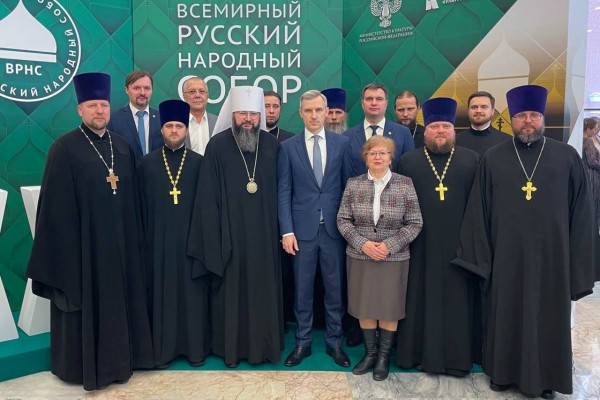 Василий Анохин принял участие в работе Всемирного Русского Народного Собора