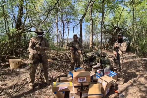 Гуманитарная помощь военнослужащим из Смоленска