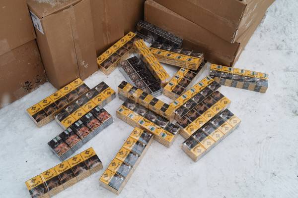 Смоленские пограничники пресекли контрабанду иностранных сигарет в Россию
