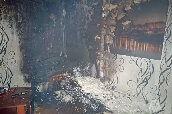 35 человек эвакуировали в Гагарине во время пожара