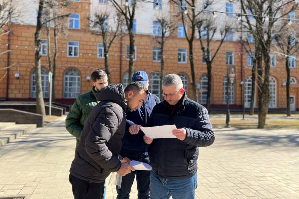 Инспекция городских зон мэром Смоленска