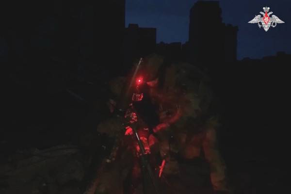 Кадры боевой работы российской артиллерии в зоне СВО