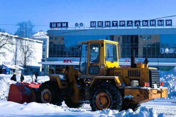 Активный атлантический циклон принёс в Смоленскую область мощный снегопад