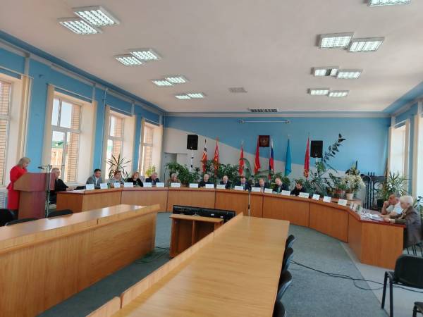 Внеочередное собрание членов Рославльской окружной Думы