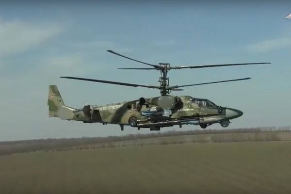 Ударная группа армейской авиации уничтожила диверсантов противника 