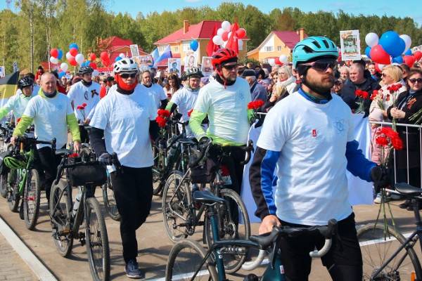 Велопробег памяти героев