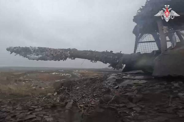 Т-72Б3 разгромил опорный пункт ВСУ в Запорожье