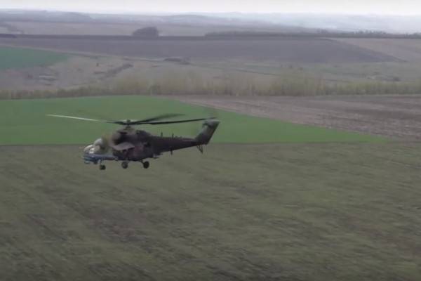 Как экипажи многоцелевых ударных вертолетов Ми-35 выполняют боевые задачи в зоне СВО