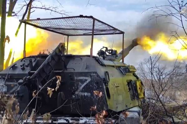 Расчёты САУ «Мста-С» уничтожили скрытую позицию ВСУ на Северском направлении