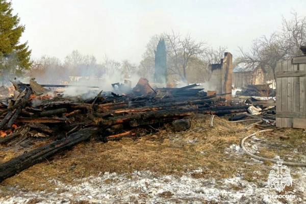 Пожар в Смоленской области унес жизнь человека