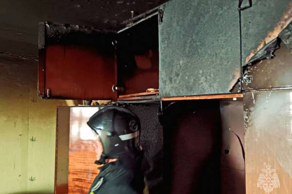 Упавшая свеча привела к пожару в Десногорске