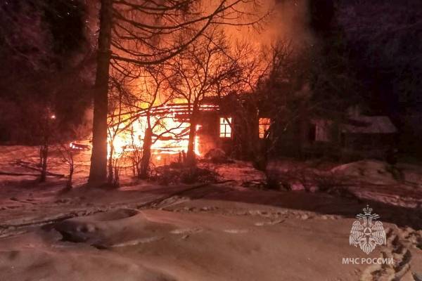 53-летний мужчина погиб в результате пожара в Демидовском районе