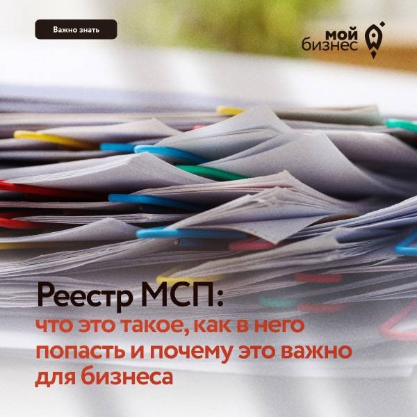 Все о Едином реестре субъектов малого и среднего предпринимательства (МСП)