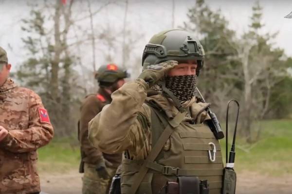 Военнослужащим штурмового отряда Центрального военного округа вручили боевые награды