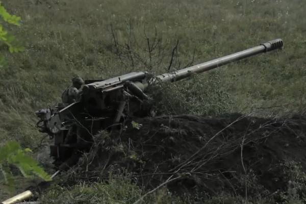 Кадры боевой работы «Гиацинтов» в зоне проведения спецоперации