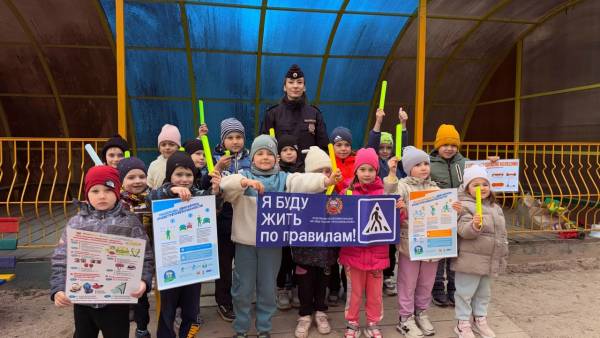 «По правилам» прошла профилактическая акция для малышей