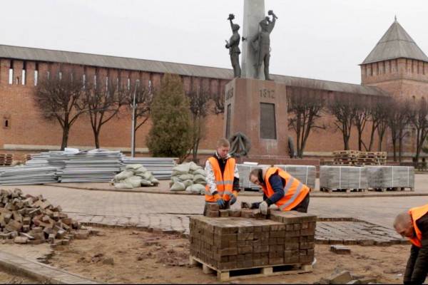 Реконструкция сквера в Смоленске