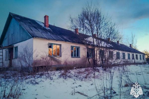 Пожар в девятиквартирном доме в Велиже унес жизнь пожилого мужчины