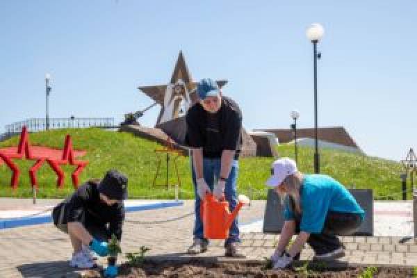 Смоленская АЭС: в Десногорске высадили 30000 цветов