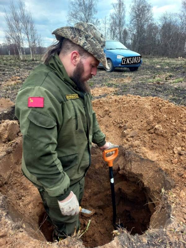 Останки советского солдата найдены в районе Ратчинской переправы
