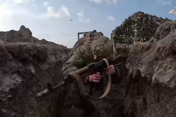 Тренировки российских военных в зоне СВО