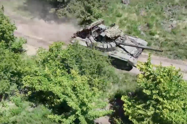 Российские танкисты нанесли сокрушительный удар по опорному пункту ВСУ
