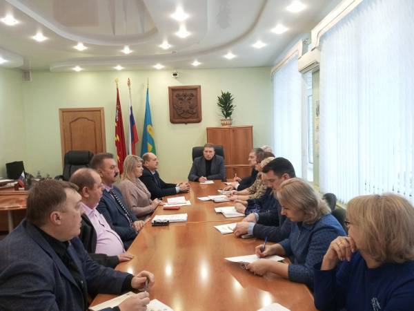 Планерка у Главы района В.В. Ильина