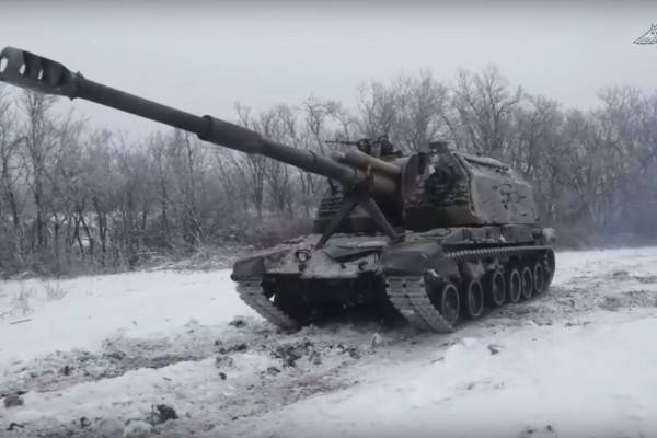 Расчет гаубицы «Мста-СМ1» уничтожил восемь единиц техники противника на Купянском направлении СВО